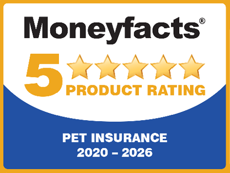 moneyfacts 5 star pet insurance award